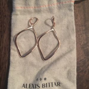 Alexis Bittar Drop Down Earrings w Rhinestones